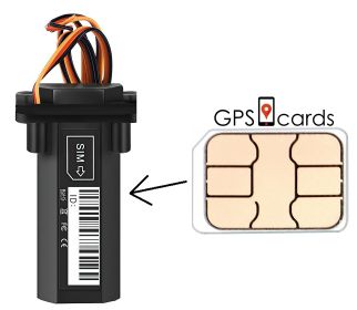 GPS SIM for GPS-405A Vehicle Security Cards Pay-AsY-ou-Go for Unlimited Tracking