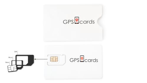 GPS cards for GPS405 Tracker with vehicles security and advanced monitoring