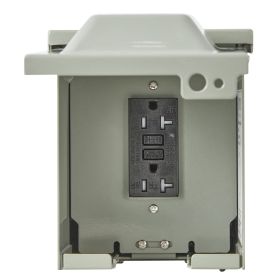 Outdoor Electrical Outlet Box 20 AMP GFCI Receptacles Power Outlet Box